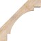 Ekena Millwork 5 1/2"W x 28"D x 28"H Merced Smooth Knee Brace, Douglas Fir BRC06X28X28MRC00SDF - alternate 2